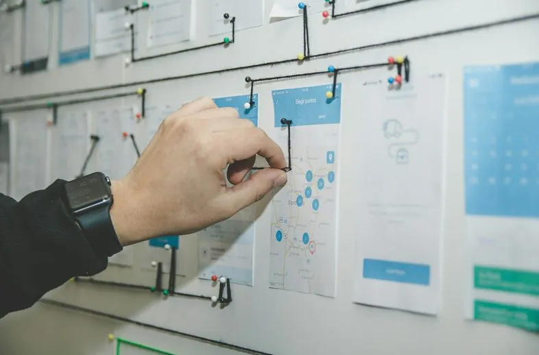 Planning a project on a board